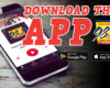 Promo image urging to download the Jammin’ 98.3 FM app, featuring a smartphone and Google Play / App Store badges.